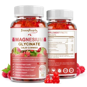 400mg Magnesium Glycinate Gummies - Raspberry